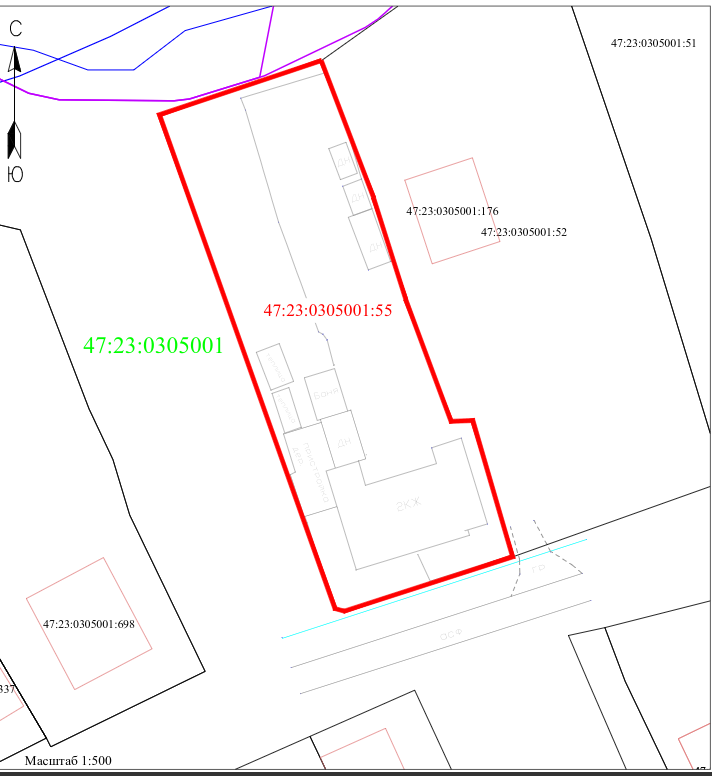 Извещение о согласовании границ Ленинградская область, Гатчинский район, дер. Порицы д.27а кадастровый номер 47:23:0305001:55